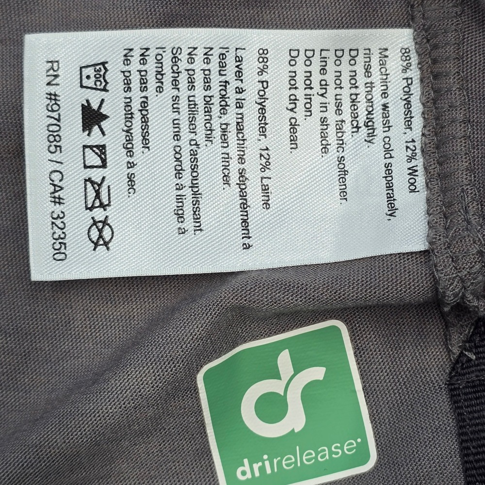 Outdoor Research Men‎ Sequence Merino Wool Blend Drirelease Polo Shirt Gray M - Picture 5 of 6